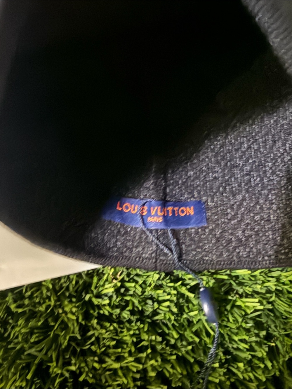 Black LV Beanie - Picture 3 of 5